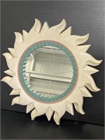 Home Interiors vintage sunburst wall mirror