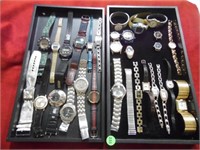 2 TRAYS OF WATCHES