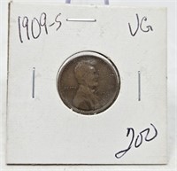 1909-S Lincoln Cent VG