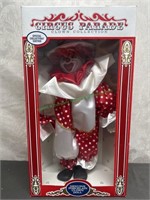 Circus Parade Clown Porcelain doll