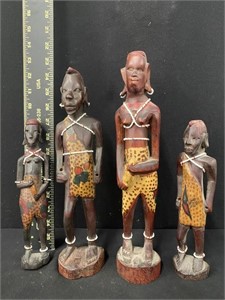 Group of Handcarved Tribal Art