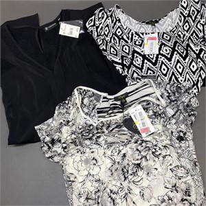 Trio of Ladies New Tops Medium Dry Cleaned only &