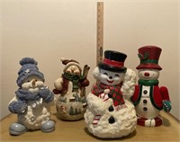 Assorted Snowman Figures