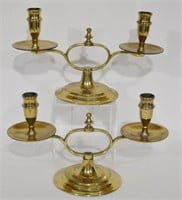 2 pcs Peerage (England) Brass Candlestick Holders