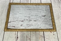 Vintage Gold Wood Framed Mirror