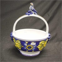 Royal Copenhagen "Blue pheasant" basket