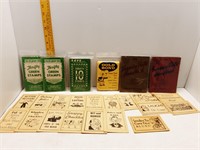 COLLECTABLE STAMP BOOKS-'44 BOOKLETS-SERVICE BOOKS