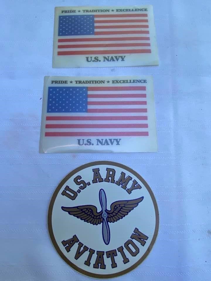 Vintage Army/Navy US Stickers