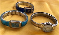 D - LOT OF 3 WATCHES (J26)