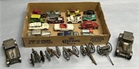 Lesney Die-Cast Toy Car & Metal Cannon Lot