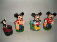 Mickey Mouse Banks, 9 inches Tall