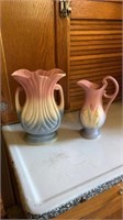 Lot of 2  Vintage “ Hull “ Ceramic Pottery