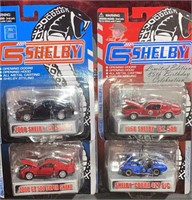 4 Carroll Shelby Die Cast cars 1:64 scale