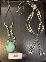 Two Native American Style Necklaces.