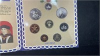 1990 BU United Kingdom (8) Coins Set