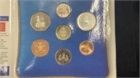 1988 BU United Kingdom (7) Coins Set