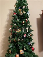 CHRISTMAS TREE AND ORNAMENTS