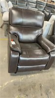 LEATHER RECLINER SEAT.