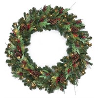 Home Accents Holiday 48in. Woodmoore Wreath