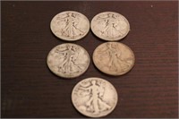 SELECTION OF WALKING LIBERTY HALVES