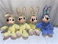 EASTER MICKEY PLUSH TOYS/4QTY