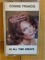 1977 Connie Francis 20 All Time Greats Cassette
