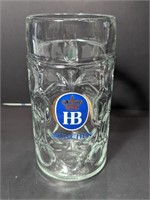 Vtg Hofbrahous Munchen Glass Beer Stein