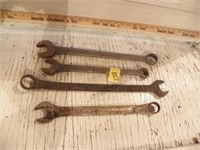 4 LARGE WRENCHES