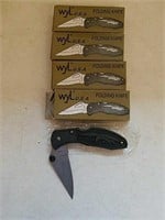 4 new USA folding pocket knives, 4 inch