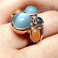 $200 Silver Moonstone(8ct) Ring