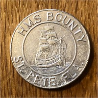 HMS Bounty St Pete Fl Good Luck Token