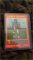 LARRY CSONKA 1971 Topps Football card