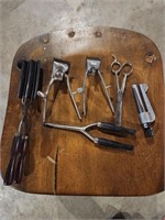 Lot of Vtg. Barber Tools