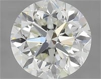 Gia Certified Round Cut 2.01ct Si1 Diamond
