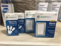 4 BOXES HEALTHMART BANDAGES