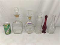 DECANTERS & PERFUME/COLOGNE BOTTLES