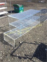 (3) PLASTIC DISPLAY RACKS