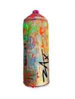 E.M. Zax- HAND PAINTED ARTIST USED SPRAY CAN  "SPR