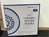 Servappetit 11" Ceramic Dinner Plates