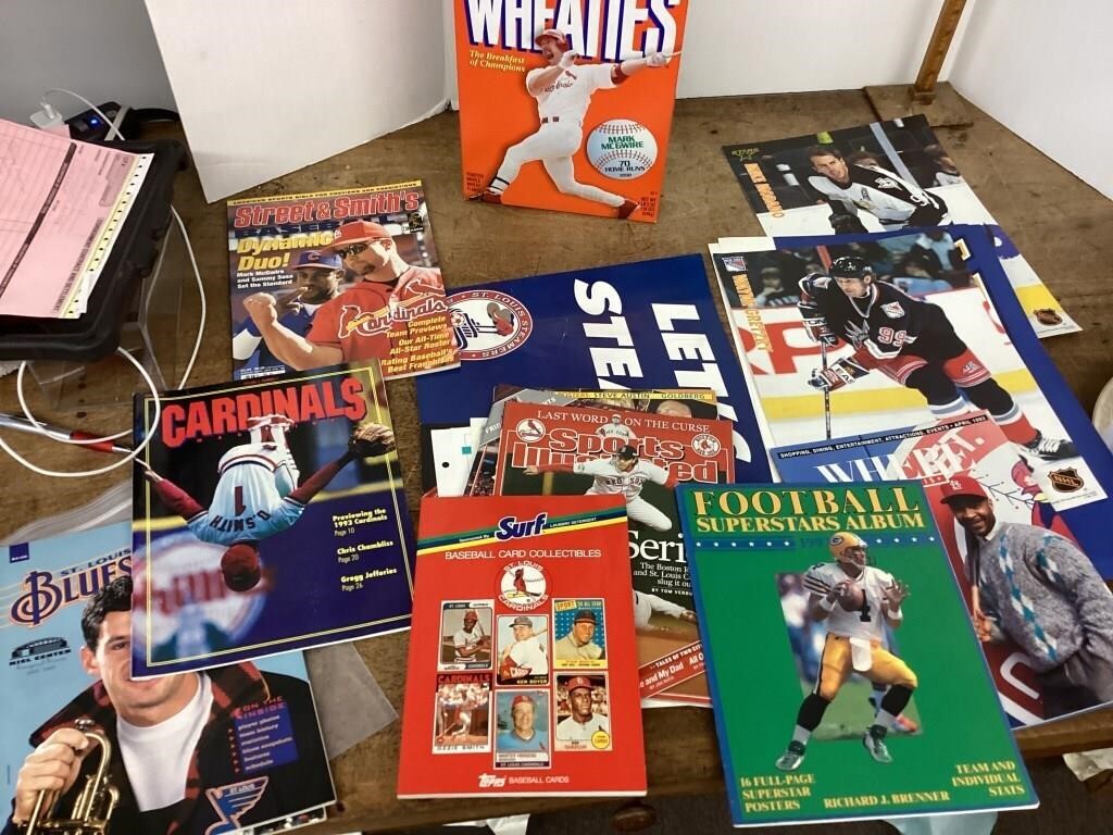 Group of sports ephemera