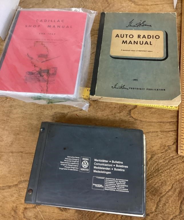 3 old repair manuals