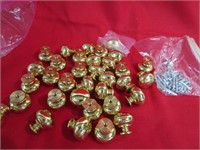 Heavy Golden Hardware Knobs for Cabinets