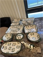 Temptations Old World dinnerware - 17pcs - covered