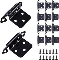 35$-1/2''Overlay Cabinet Hinges Black,24 Pack