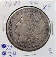 1882CC Morgan Dollar XF