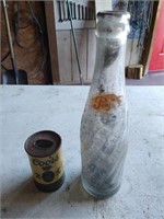 old bottle and coors lighter holder