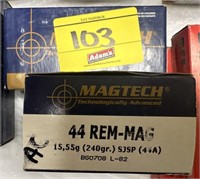 (2) MAGTECH 44 REM-MAG, 240 GR, SJSP