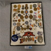 Collectible Pins, Watch Fob, Etc