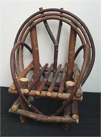 12 x 10x 15-in wooden branch chair