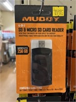2 MUDDY SD/MICRO SD CARD READERS